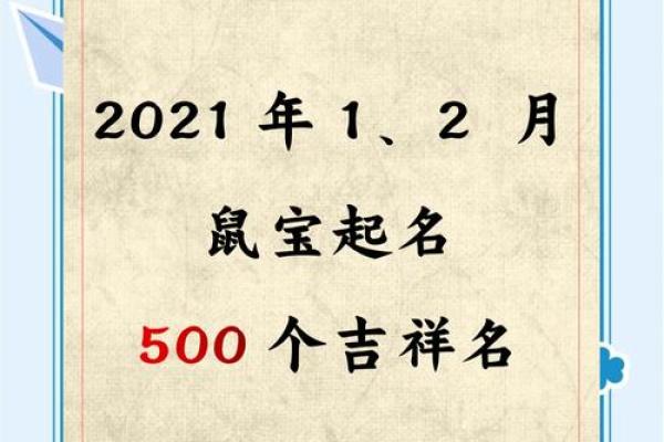 给凌晨2点出生的属鼠男孩取名字要用什么字姓名