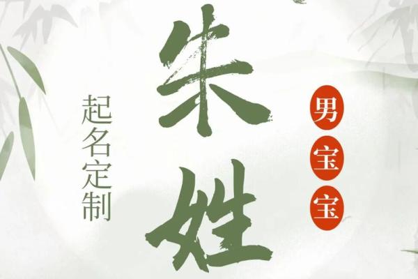 有寓意的朱姓宝宝名字推荐，好听易记姓名
