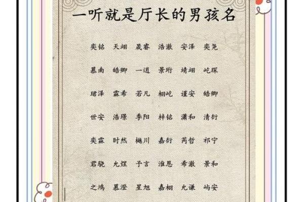 2019年5月21号丑时出生的男孩要怎么起名字姓名